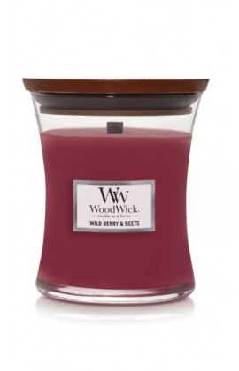WoodWick Classic Wild Berry & Beets Közepes Illatgyertya